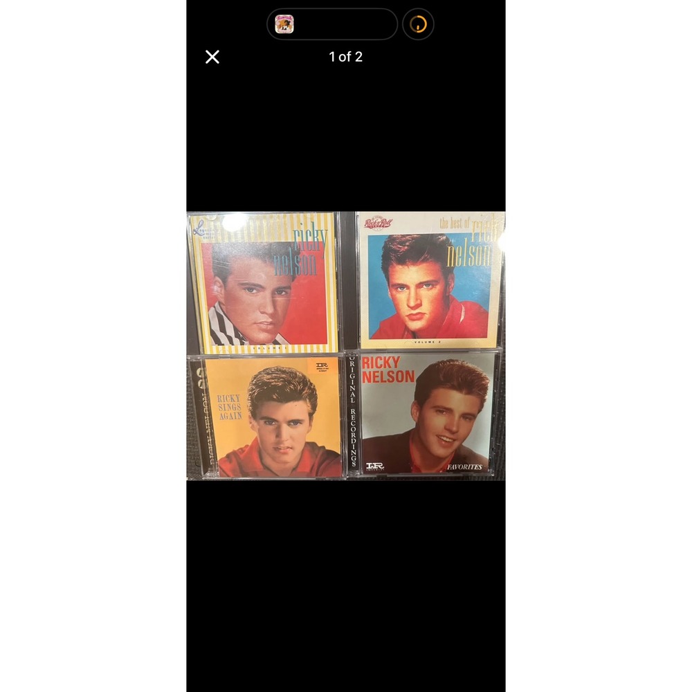 Ricky Nelson CD Lot 4 Albums Best Of Vol 1 2 Ricky Sings Again Favorites VG+